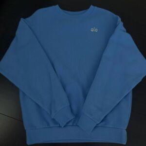 ALO Yoga Men's Sky Blue Crewneck Sweater